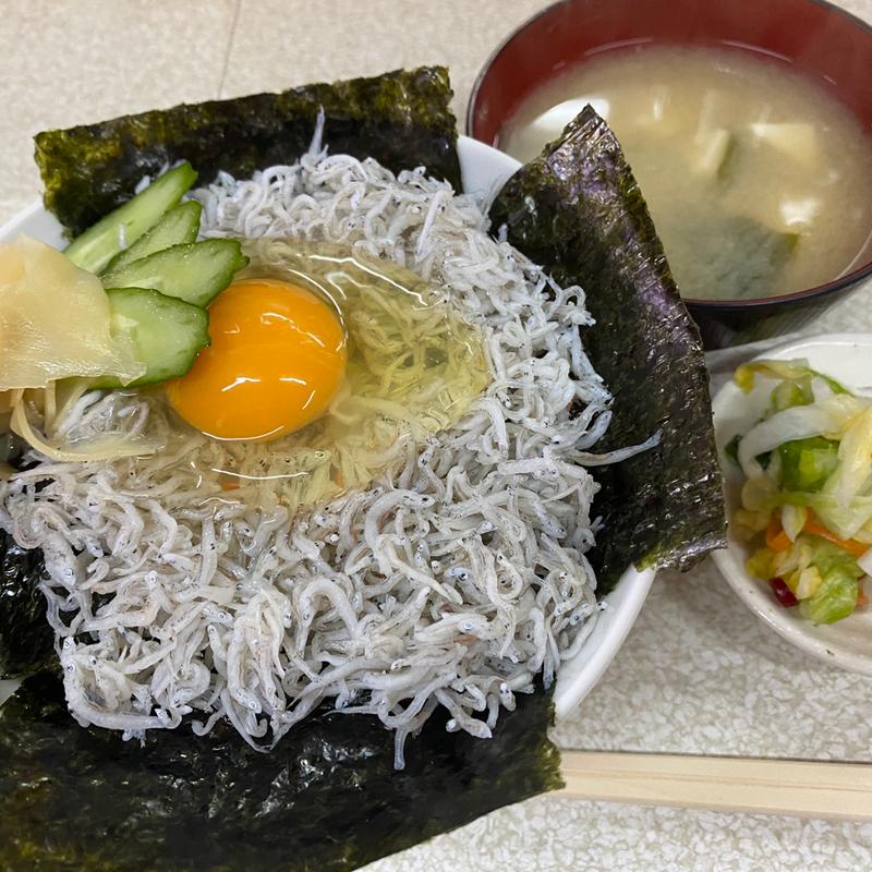 しらす丼定食(小六)