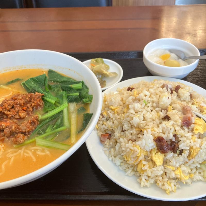ラーメンセット定食(中国料理 萬福楼(マンプクロウ) 新館)