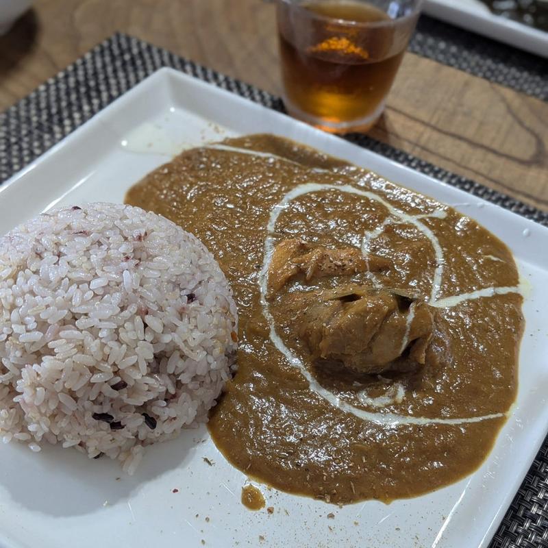 バターチキンカレー 辛口(カフェ'わら)