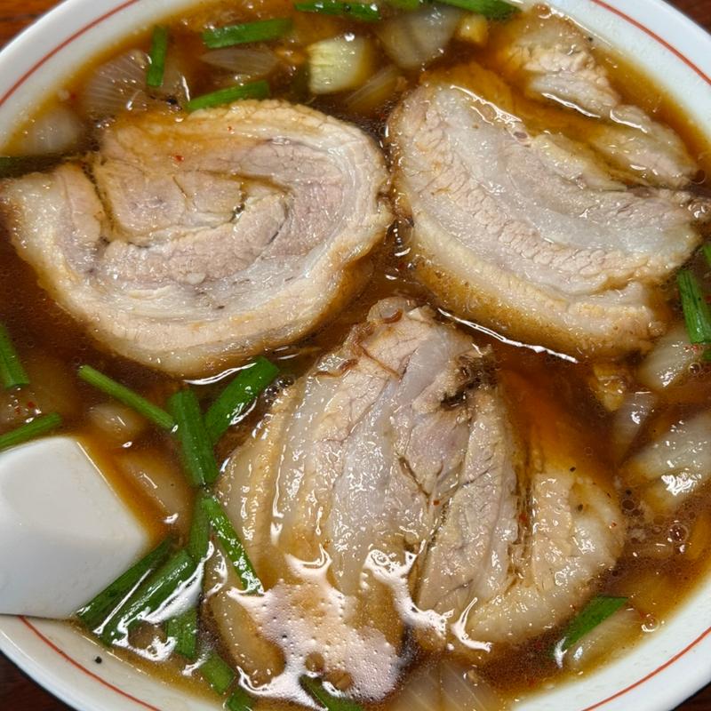 しょうゆらんしゅうめん　チャーシュー入り(お食事処 やちよ )