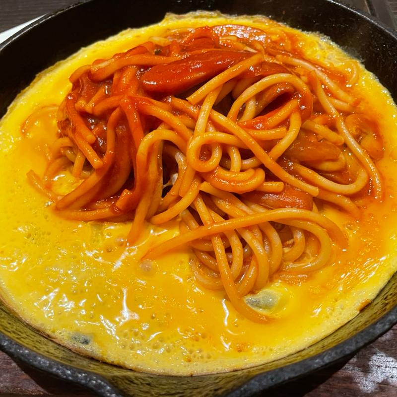 鉄板ナポリタン(カフェ・ド・ルアン テラスウォーク一宮店)