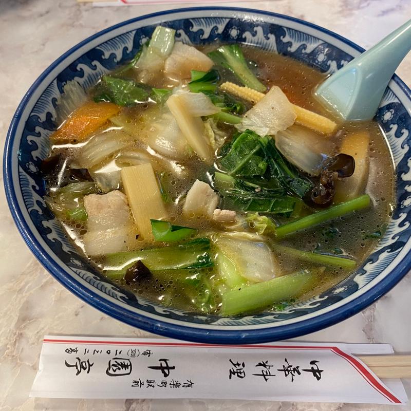 五目ソバ(中華料理 中園亭)