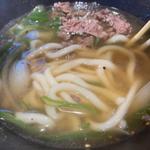 平日ランチセット（牛肉うどん＋煮穴子ごはん）