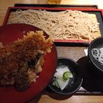 穴子天丼とそばのセット