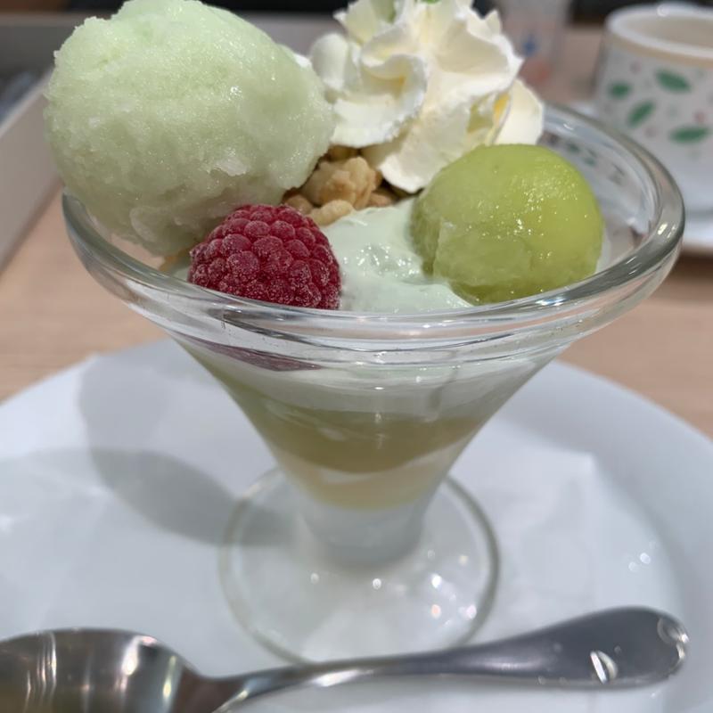 マスクメロンのちょこっとパルフェ(デニーズ 上板橋店)