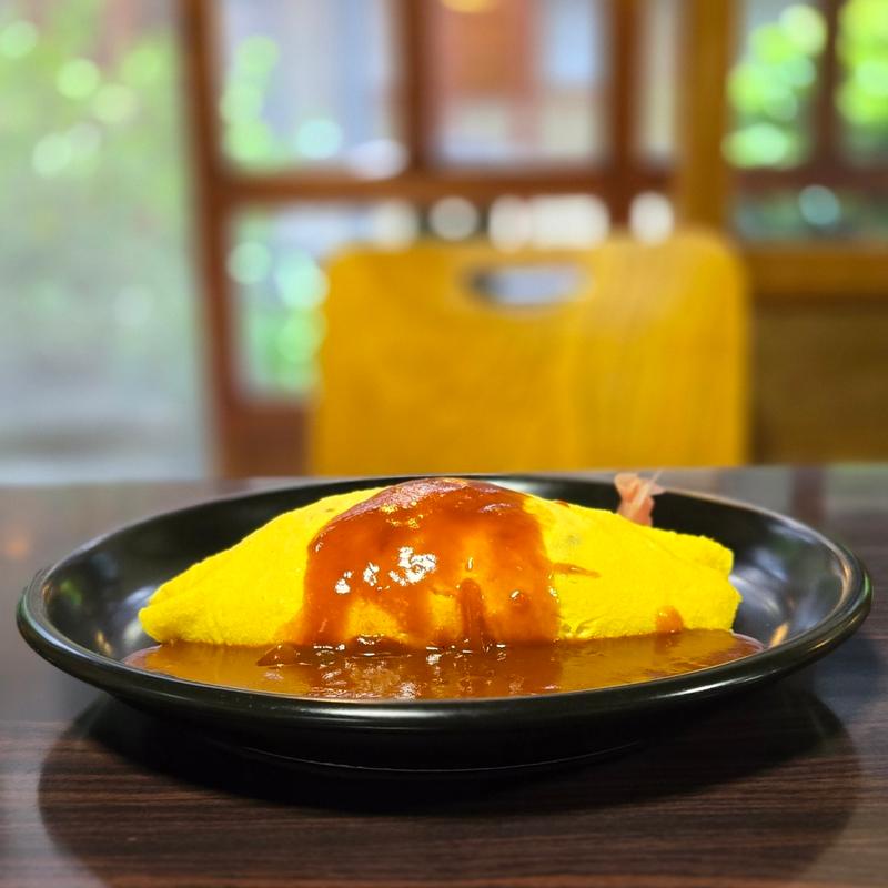 チキンオムライス(北極星 心斎橋本店)