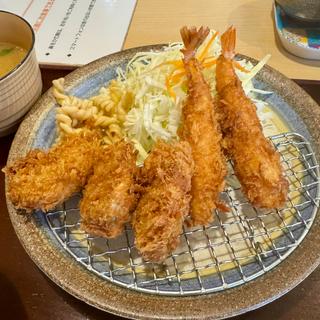 海老とヒレ定食(とんき)