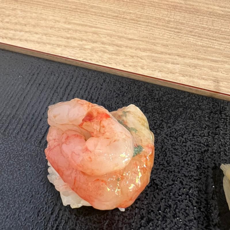 富山産甘エビの握り(鮓 くおん)