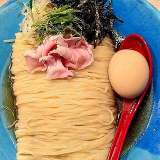 冷やしいりこ蕎麦 大盛 味玉