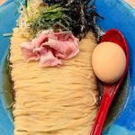 冷やしいりこ蕎麦 大盛 味玉