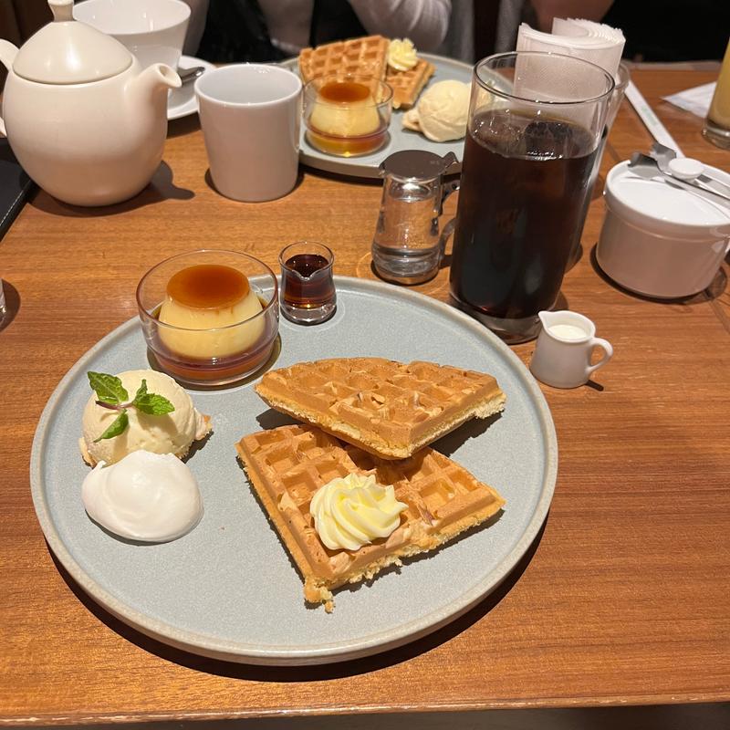 アーモンドワッフルプレート(モロゾフ 神戸本店)