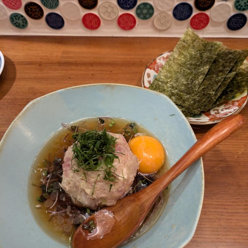 まぐろ中落ちの飲む薬味(薬味×日本酒バル 鮮’z)