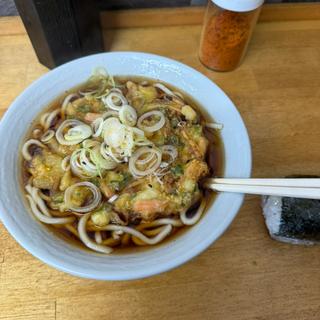 天ぷらうどん　おにぎり
