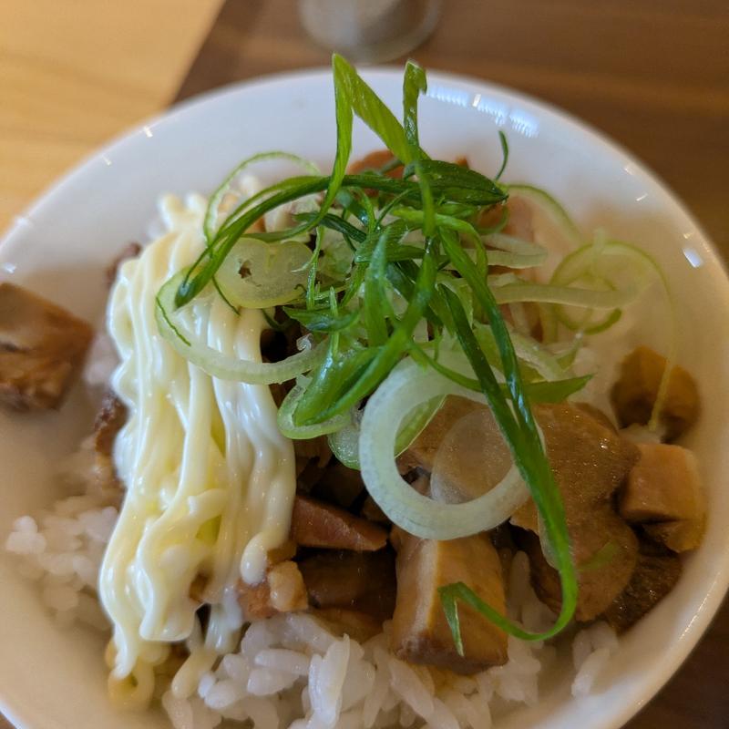 チャーシューご飯(麺屋杢縁)