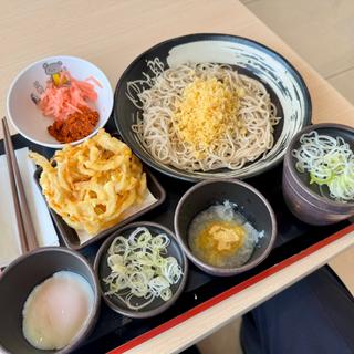 朝そば(鬼おろし)＋温玉