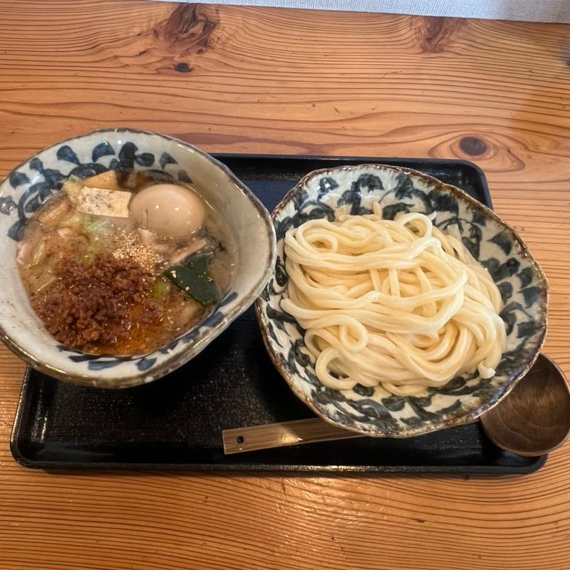 特製肉汁うどん C肉味噌肉増し半熟煮卵(カドケン （KADOKEN）)