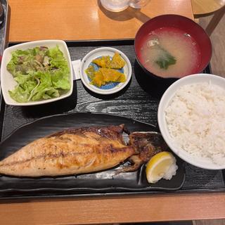 さば一夜干し定食