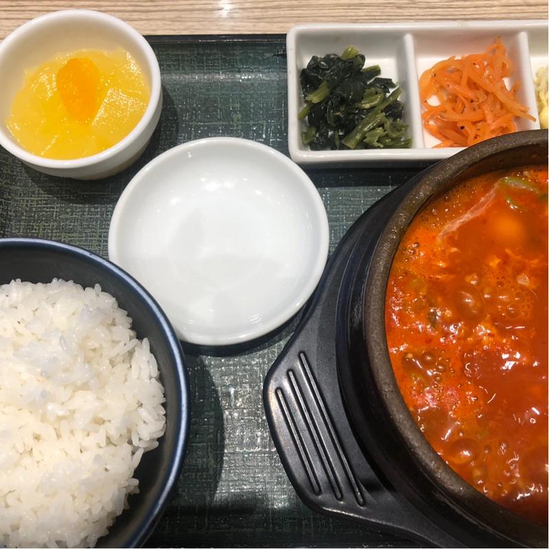 殻付きあさりスンドゥブ(東京純豆腐ネクスト船橋店)