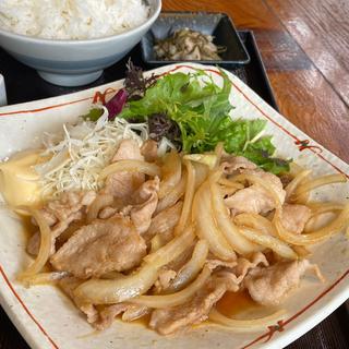 豚バラ生姜焼き定食