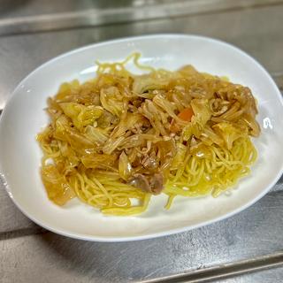 肉野菜あんかけ焼きそば