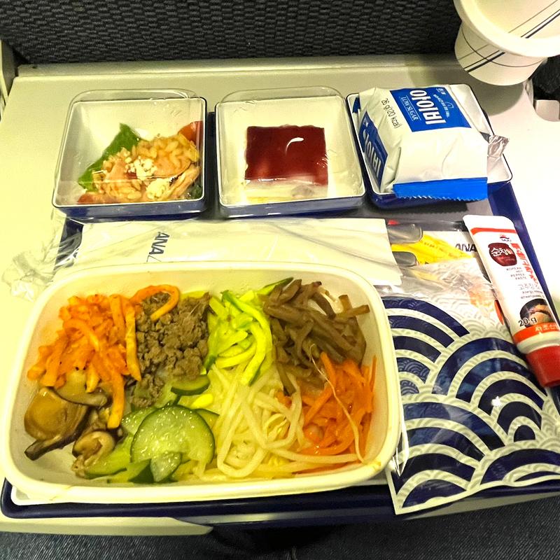 彩り野菜のビビンバ　他(ANA機内食)
