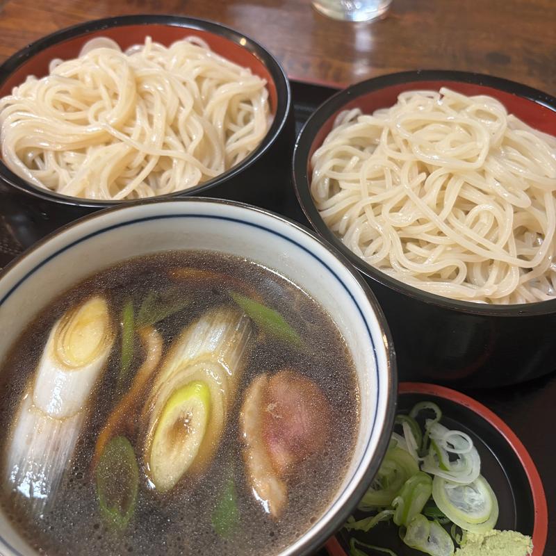 かもせいろ（冷たいそば）(長寿庵)