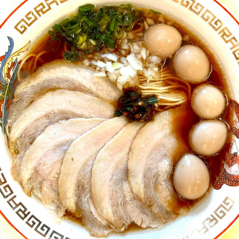 チャーシュー青唐中華そば(麺尊RAGE中野腕力)