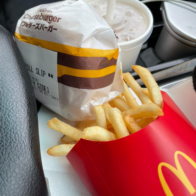 ダブルチーズバーガーセット(マクドナルド 堺石津店)