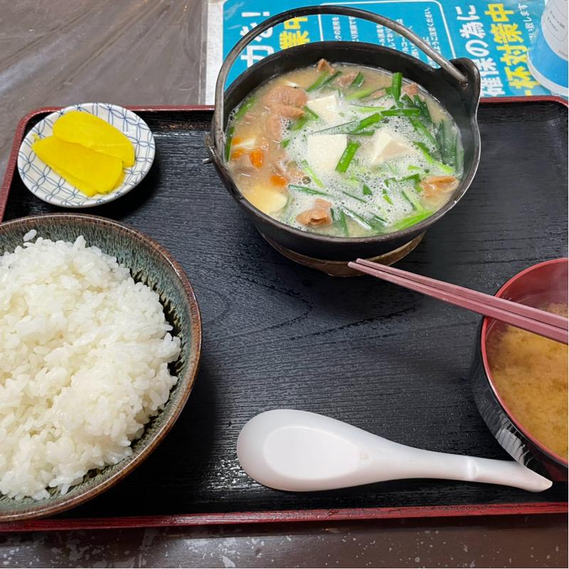 モツ煮定食(いそ食堂 （食事処いそ）)