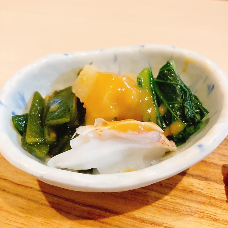 先付（おまかせランチコース）(鮨 たくつ)