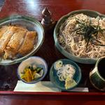 カツ丼セット　冷たい蕎麦