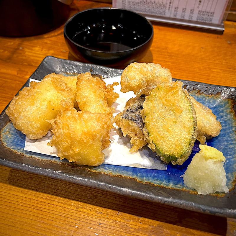 穴子天ぷら(野菜天付き)(旬)