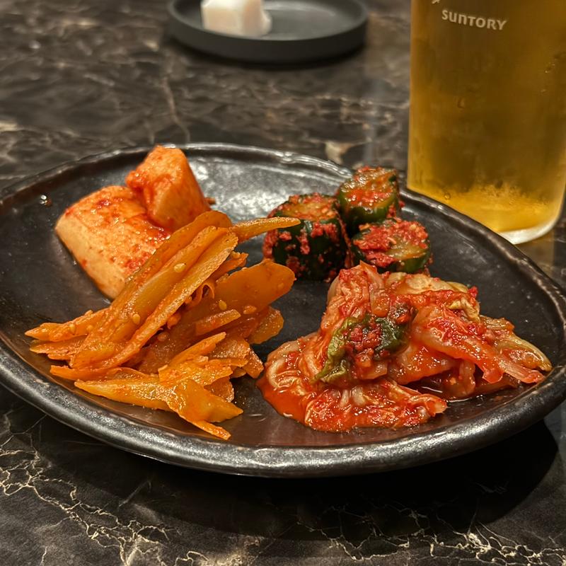 キムチ盛り合わせ(焼肉Nick錦店)