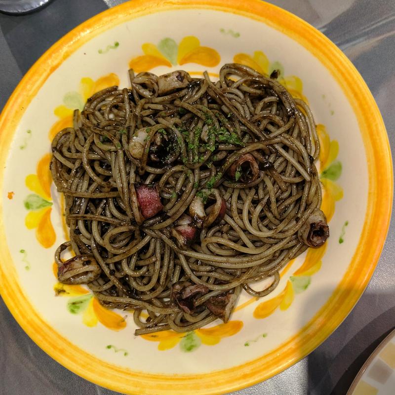 イカの墨入りセピアソース(サイゼリヤ ミューザ川崎店)