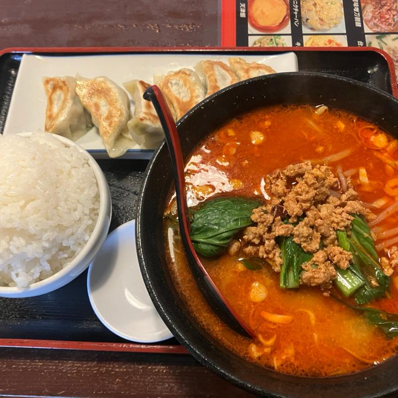 担々麺餃子ライス(四季香 日立店)