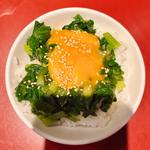 ニラ月見ごはん