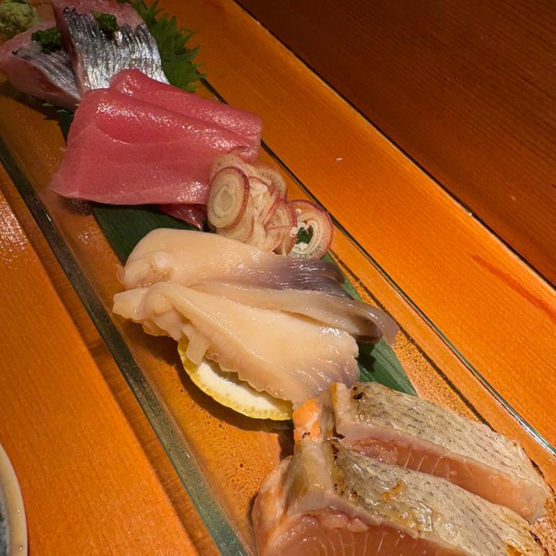 刺身盛り合わせ(ちょこっと寿し別邸)