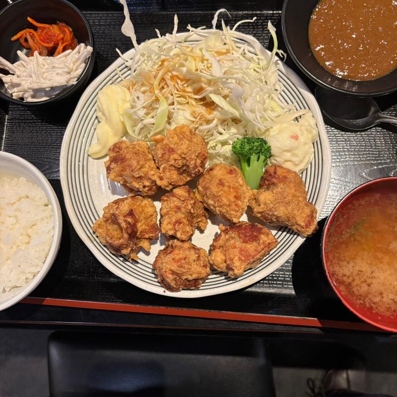 唐揚げ定食(もり平 )