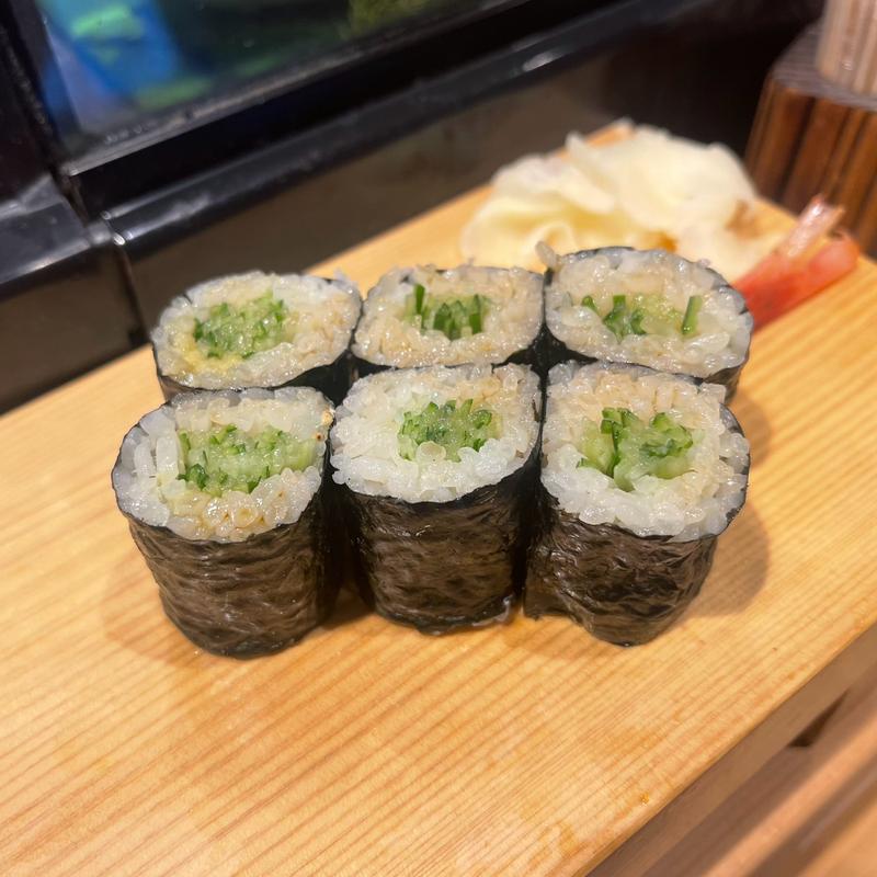 かっぱ巻き(鮨屋とんぼ 栄店)