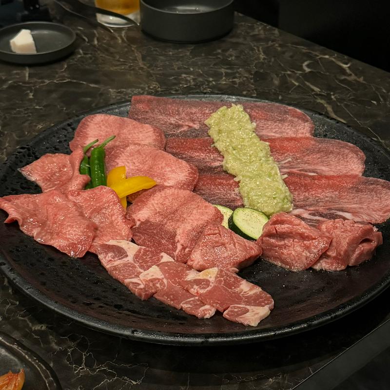 タン全種盛り合わせ(焼肉Nick錦店)