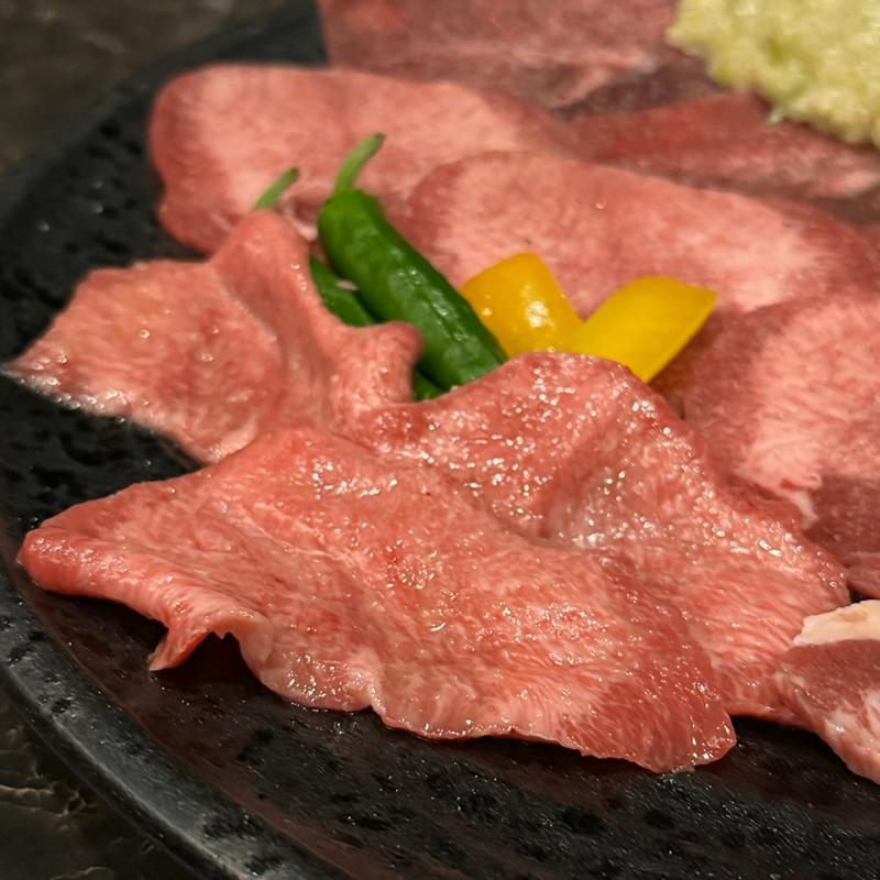 Nickタン 薄切り(焼肉Nick錦店)