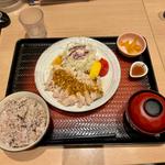 蒸し鶏の生姜ねぎ醤油