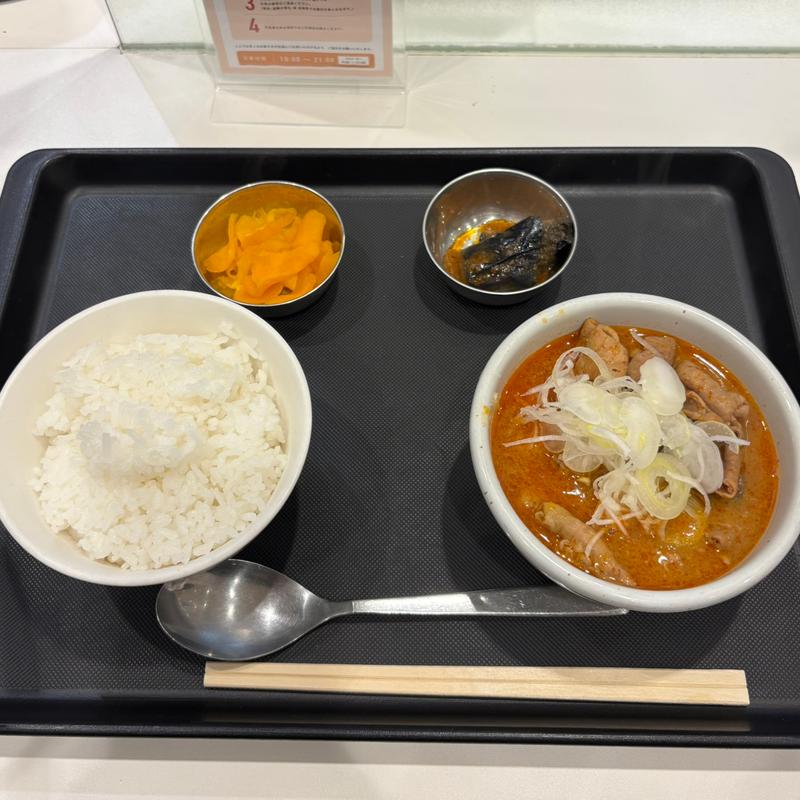 モツ煮ライス(ラッキー食堂　ぐんま軒)