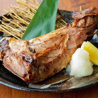 マグロカマ塩焼き
