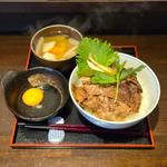 牛丼 並盛 卵