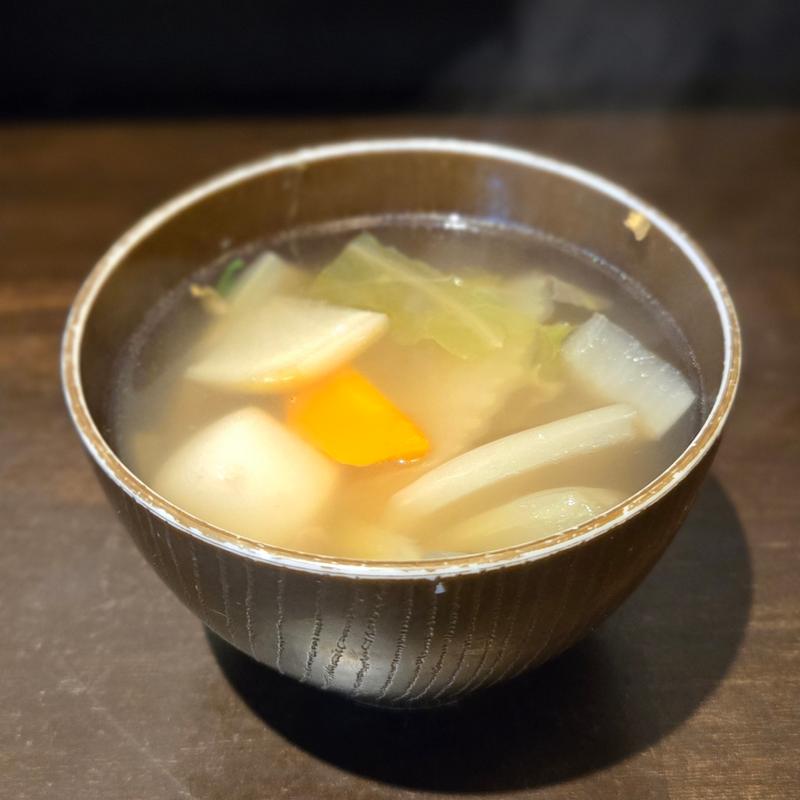 コンソメスープ(神戸牛丼 広重)