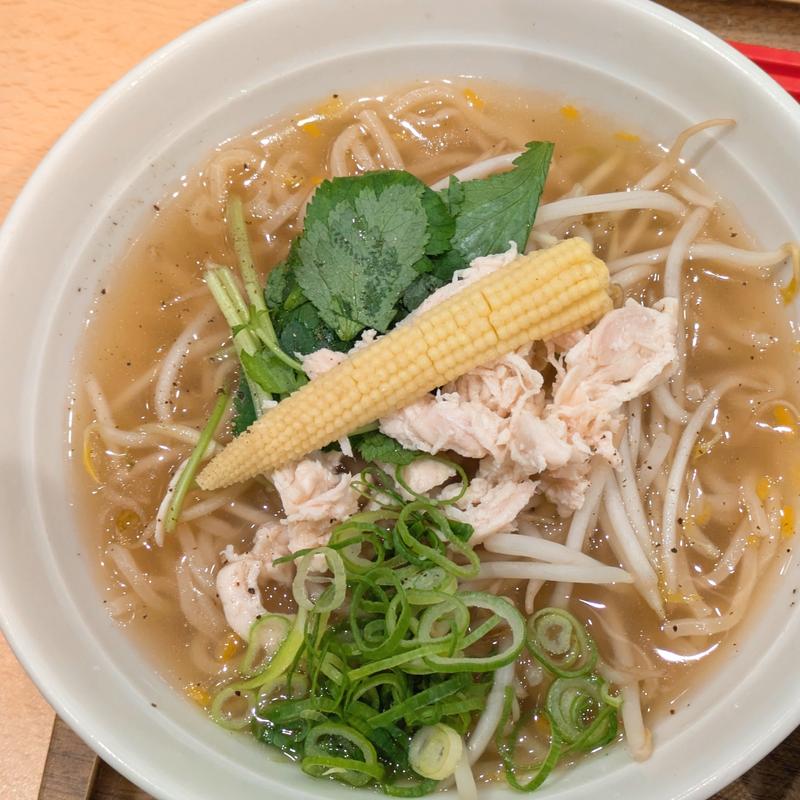 貝出汁ゆず塩ラーメン(焼きあご醤油ラーメン あらい イオンスタイル板橋前野町店)