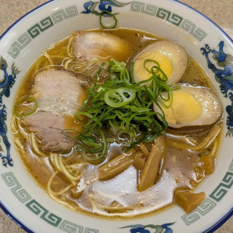 煮卵ラーメン(らーめん にぼし家)