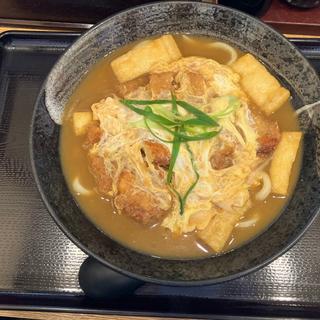 とじかつカレーうどん(うどんらんぷ 若蔵)