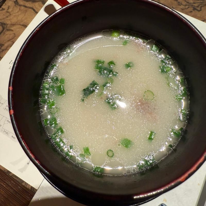 テールと牛骨のスープ(東京焼肉 平城苑 浅草総本店)